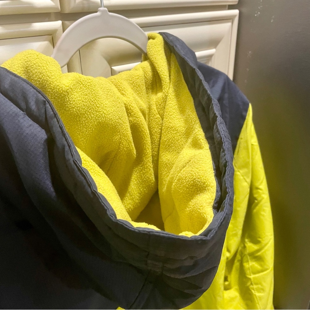 Xpedition Yellow & Navy Insulated Puffy Hooded Jacket Winter Coat Ski Ja… - Picture 13 of 16